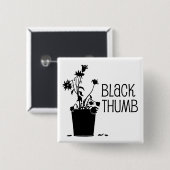 黒い親指 缶バッジ (正面&裏面)