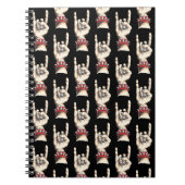 黒い角を上げる ノートブック (正面)