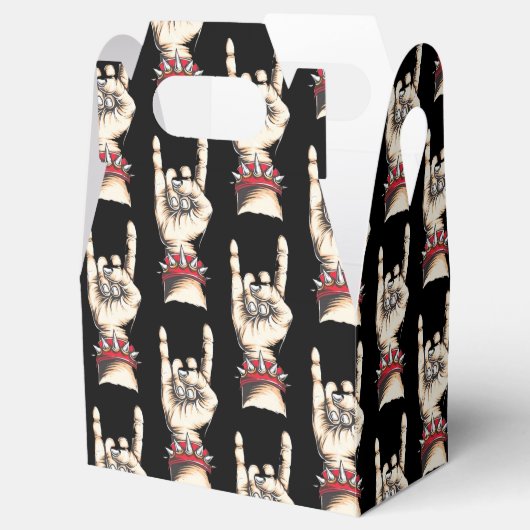 黒い角を上げる フェイバーボックス (オープン)