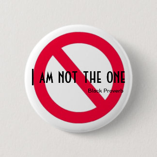黒い諺ボタン 缶バッジ