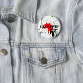 黒い諺ボタン 缶バッジ (インサイチュ)