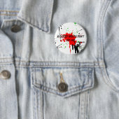 黒い諺ボタン 缶バッジ (インサイチュ)