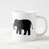 黒い象 ジャンボコーヒーマグカップ (右)