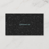 黒い質の名刺 名刺 (裏面)