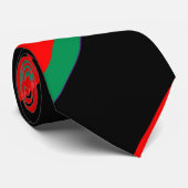 黒い赤いおよび緑 ネクタイ (ロール)