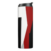 黒い赤いグレーと白 タンブラー (回転左)