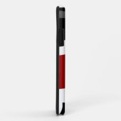 黒い赤いグレーと白 Case-Mate iPhoneケース (裏面/右)