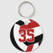 黒い赤いバ買独身のレーベルまたはバルク注文 キーホルダー (正面)