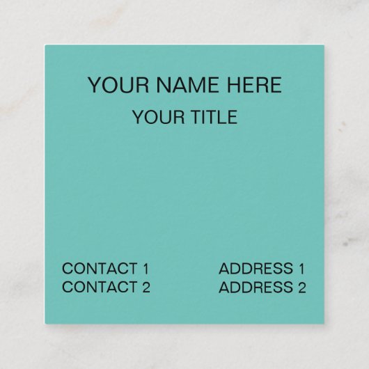 黒い赤い紅色の赤いタナガーバードソングバード スクエア名刺 (裏面)