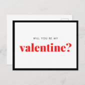 黒い赤がバレンタインになれ ポストカード (正面/裏面)