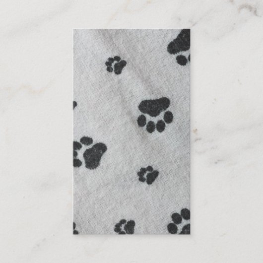 黒い足 名刺 (正面)