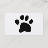 黒い足 名刺 (裏面)