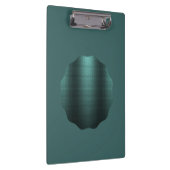 黒い跡エレガントを持つ青い緑のメタリックな外観 クリップボード (右)