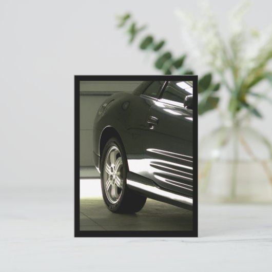 黒い車 ポストカード (スタンド正面)