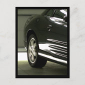 黒い車 ポストカード (正面)