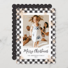 黒い輝く雪の結晶の写真メリークリスマス