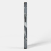 黒い連続した種馬 iPhoneケース (右側面)