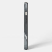 黒い連続した種馬 iPhoneケース (左側面)
