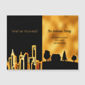 黒い金ゴールドの都市の国の私たちは発表を移動 (正面)