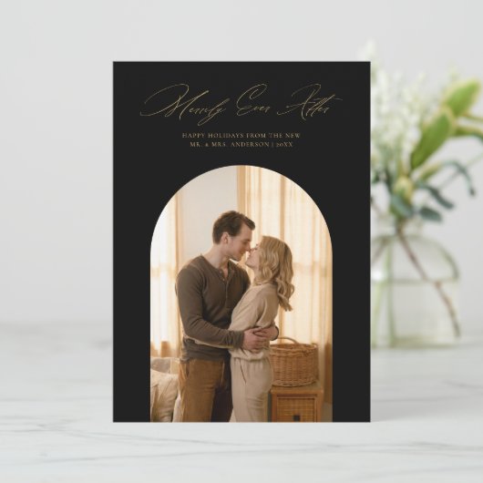 黒い金ゴールドはArch写真の後に楽しく新しい シーズンカード (スタンド正面)