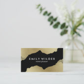 黒い金ゴールドを浸す | 名刺 (スタンド正面)