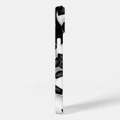黒い金ゴールドチームカラーおもしろいボールのパターン Case-Mate iPhoneケース (裏面 / 右)