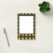 黒い金ゴールドフレームPost-it®ノート ポストイット (オフィス)