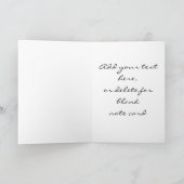 黒い金ゴールド写真キンセアニェラサンキューカード サンキューカード (内部)