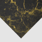 黒い金ゴールド大理石の切り離し背景 薄葉紙 (詳細)