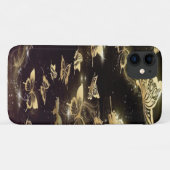 黒い金ゴールド蝶のケースメイトがほとんど存在しない Case-Mate iPhoneケース (裏面(横))