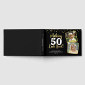 黒い金ゴールド誕生日2写真AGE LOOK GOOD ゲストブック (全面)