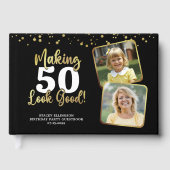 黒い金ゴールド誕生日2写真AGE LOOK GOOD ゲストブック (正面)