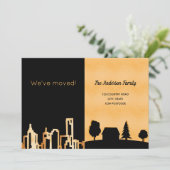 黒い金ゴールド都市の国の移動発表 案内状 (スタンド正面)