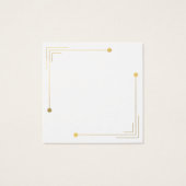 黒い金ゴールド1920s結婚式の日付を保存100パック (裏面)