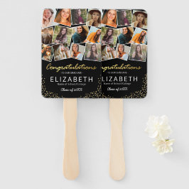 黒い金ゴールド2025卒業写真 ハンドファン