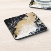 黒い金ゴールド コースター (左側)
