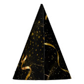 黒い金ゴールド(12) パーティーハット (裏面)