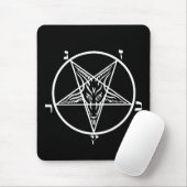 黒い金属の邪悪なmousepad SATAN!! マウスパッド (マウス)