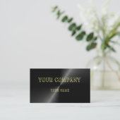 黒い金属をカスタム設計して下さい 名刺 (スタンド正面)