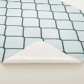 黒い金属チェーンリンクフェンス シェルパブランケット (3/4)