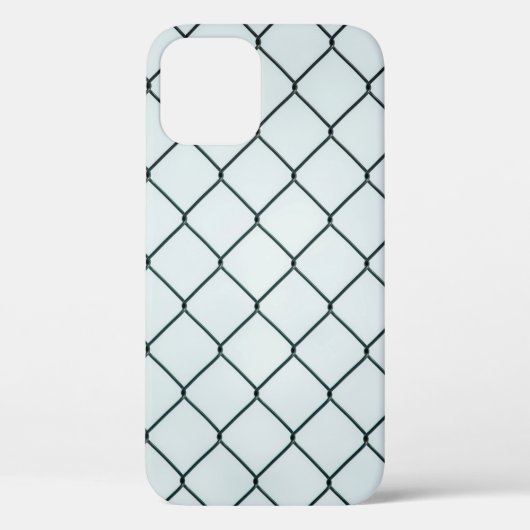 黒い金属チェーンリンクフェンス Case-Mate iPhoneケース (裏面)