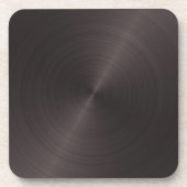 黒い金属 コースター (正面)