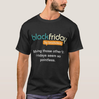 黒い金曜日2012の役人のスローガンのティー Tシャツ
