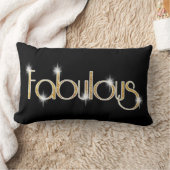 黒い金輝やきのすばらしい腰神経の枕 ランバークッション (ブランケット)