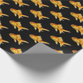 黒い金魚 ラッピングペーパー (角)