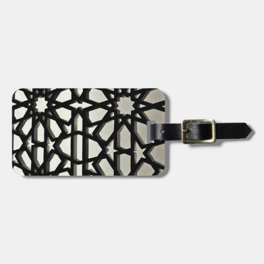 黒い鉄のゲート ラゲッジタグ (正面横)