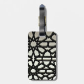 黒い鉄のゲート ラゲッジタグ (裏面縦)