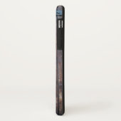 黒い鉄の支えのある古い茶色の木製のドア Case-Mate iPhoneケース (裏面/左)