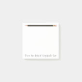 黒い鉛筆1 ポストイット (正面)