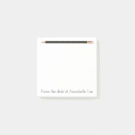 黒い鉛筆1 ポストイット